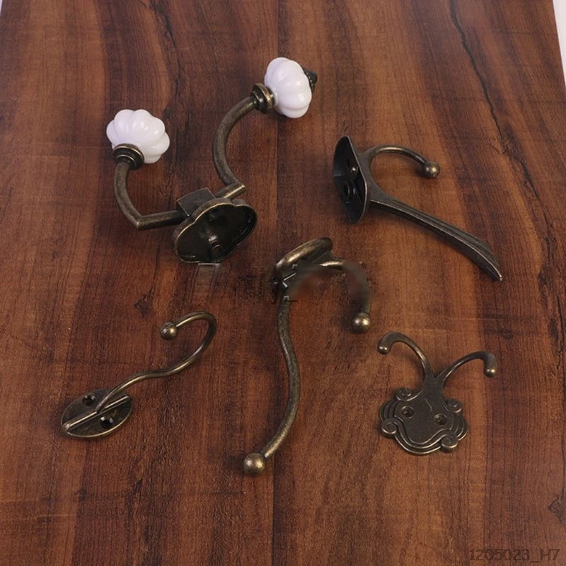 

Antique Door Bedroom Hooks Hanger Hook for Clothes Coat Hat Bag Towel Hangers