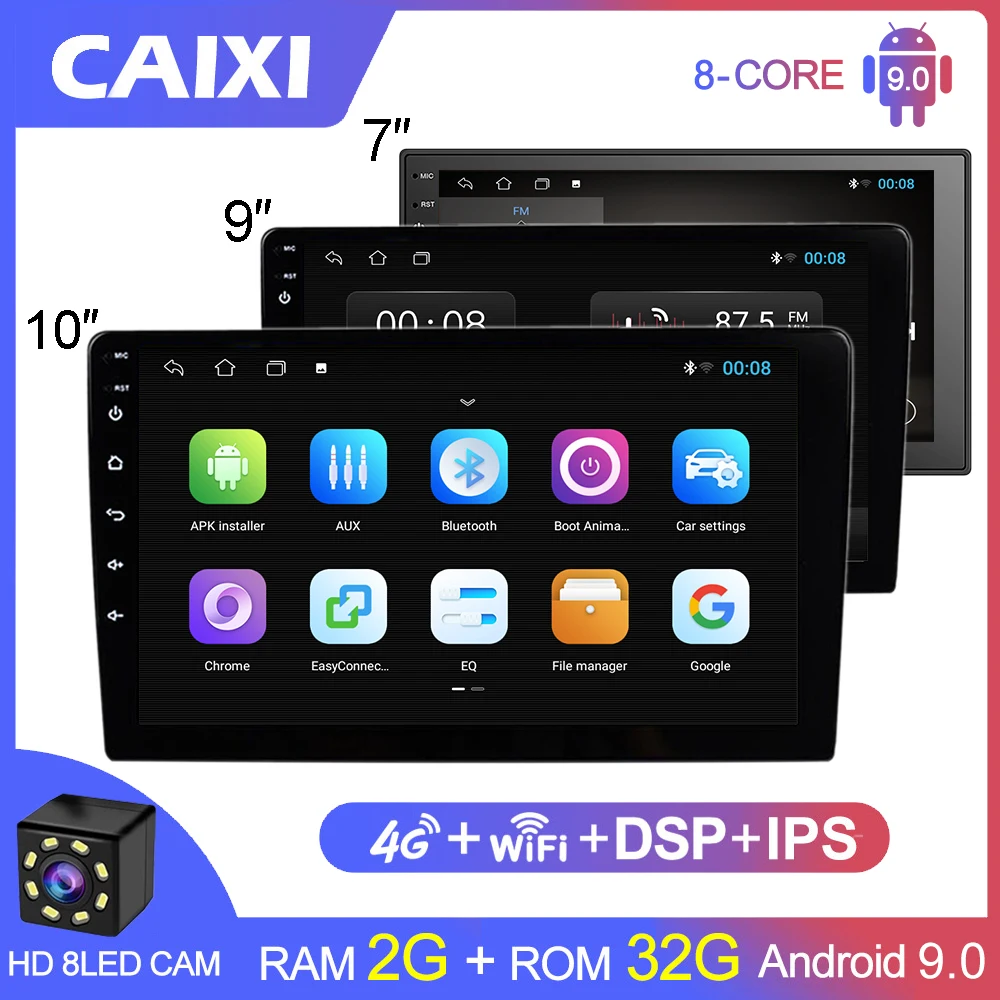Автомагнитола 2 Din на Android мультимедийный видеоплеер для Volkswagen Toyota Hyundai киа Renault Ford