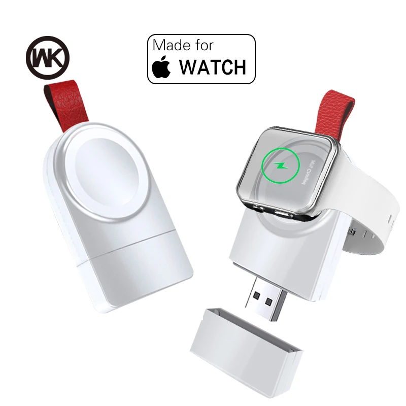 Беспроводное зарядное устройство WK Mini для Apple Watch Series 4 3 2 1 портативное быстрое