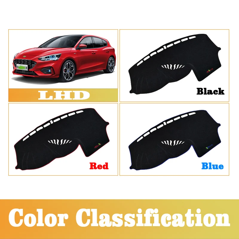 Автомобильный коврик для приборной панели Ford Focus 3 MK3 2012 2013 2014 2016 2015 2017 2018 |