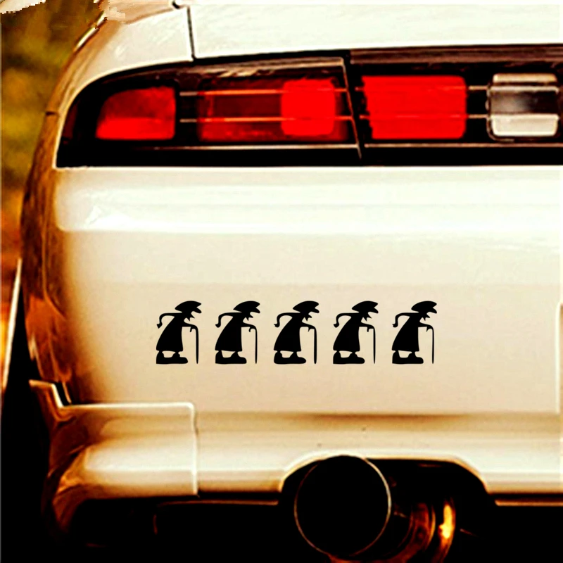 

Funny Car Sticker, Silhouette of Attendants Decals PVC, for Volkswagen, Ford, Kia, Mazda, Honda, Toyota,ZWW-2913