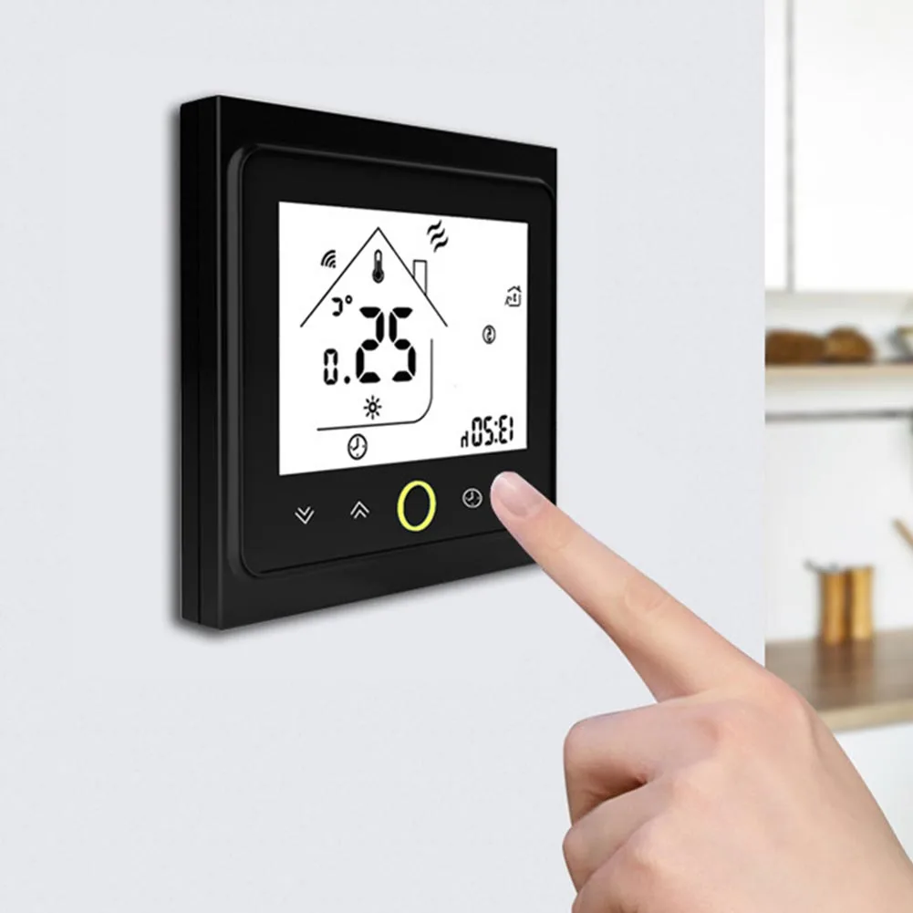 

Voice Sensing Water Heater Universal Smart LCD Screen Electric Household Touch Control Thermostat Backlight WIFI For Google Home