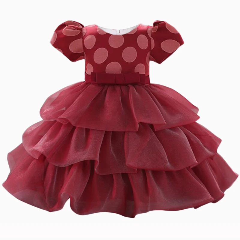 Детское платье-пачка в горошек для первого дня рождения | Мать и ребенок