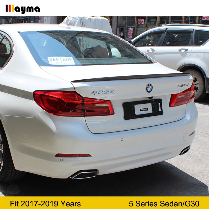 Спойлер для заднего багажника из углеродного волокна BMW 5 серии седан 525i 530i 540i 2017