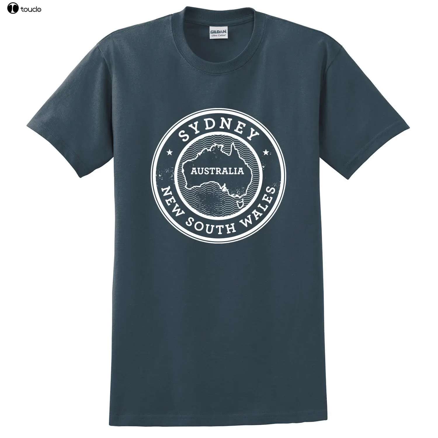 Мужские знаменитый бренд одежда мужские футболки хлопок плюс размер Сидней