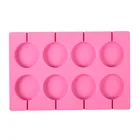 8-полость вокруг силиконовая форма для леденцов, торт, шоколадное печенье Форма для выпечки, инструменты для украшения кондитерских изделий