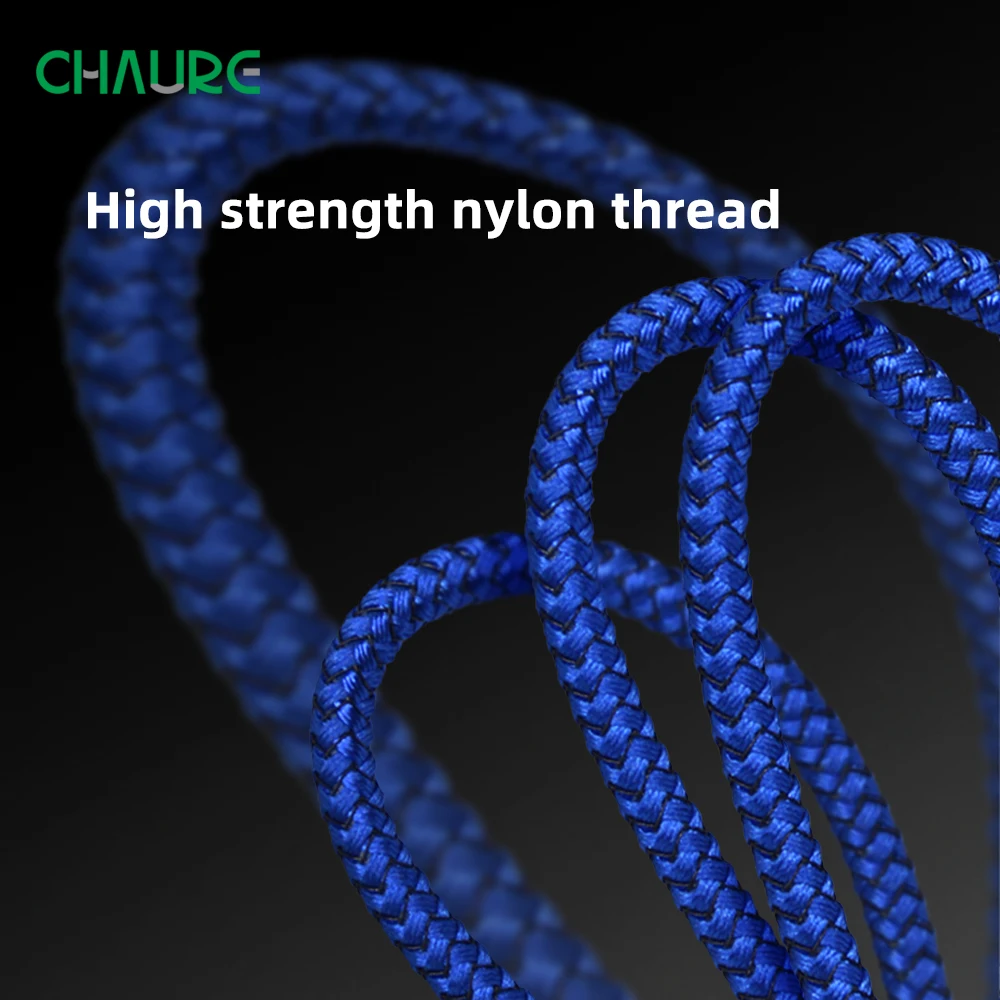 CHAURE 5A usb type C кабель 2 м Синхронизация данных быстрое устройство для зарядки кабель для huawei P20 P20pro Xiaomi кабели для мобильных телефонов