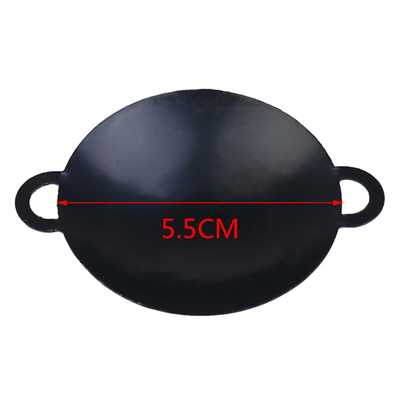 

New 1/12 Scale Black Dollhouse Miniature Metal Frying Pans Cooking Pot Cookware Kitchen Accessory