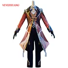 Костюм для косплея VEVEFHUANG, аниме Genshin Impact, Zhongli