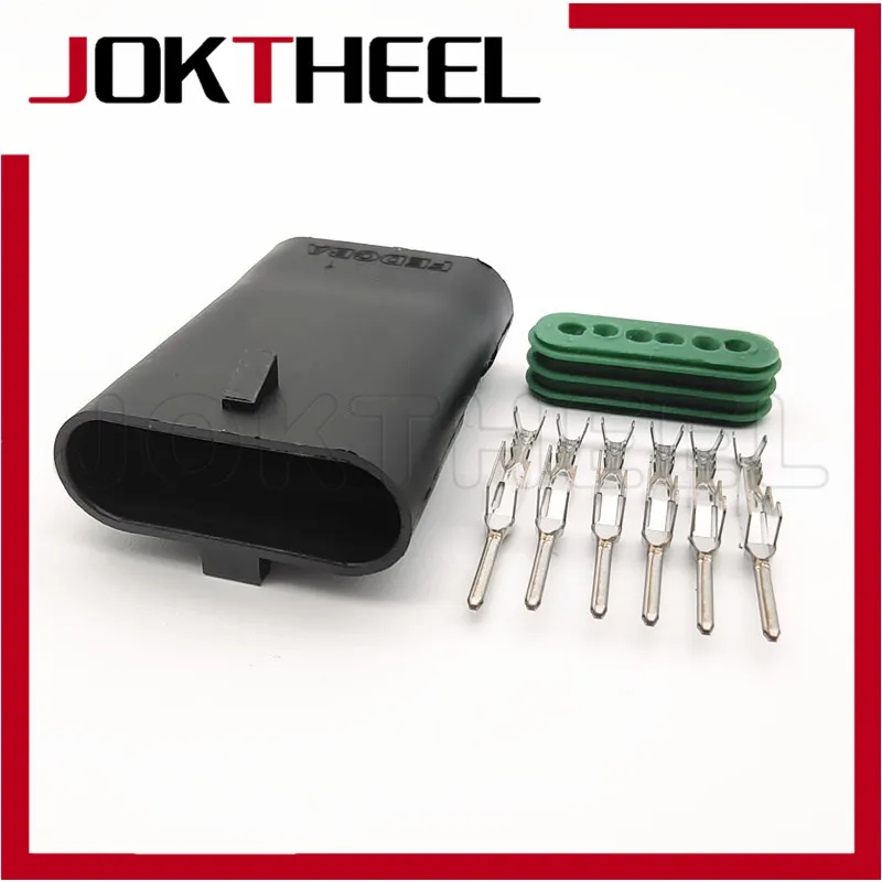 1 20 комплектов Delphi Metri Pack 5 мм 6 Pin Герметичный мужской водонепроницаемый GM TPS