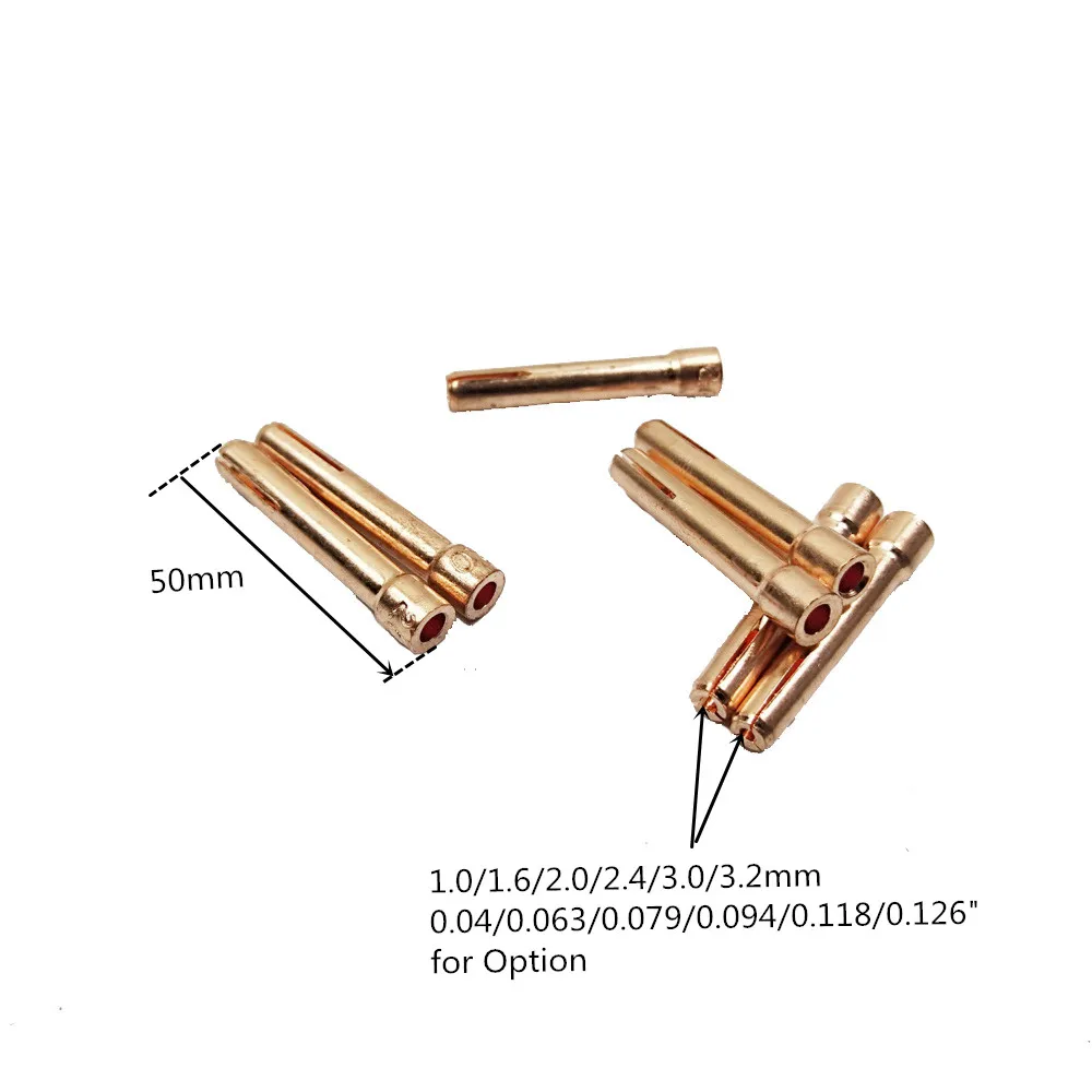 20 шт./4 шт. расходные материалы для горелки аргоновой сварки TIG 1 0 мм 6 2 4 3 цанга Для