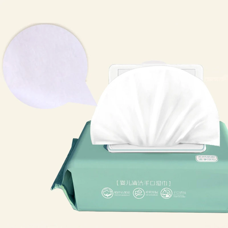 3 шт детские влажные салфетки с чехлом без запаха 80 рисов/упаковка для рук и рта