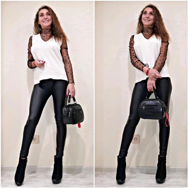 Разноцветный вязаный жилет для женщин Повседневный свитер с треугольным вырезом