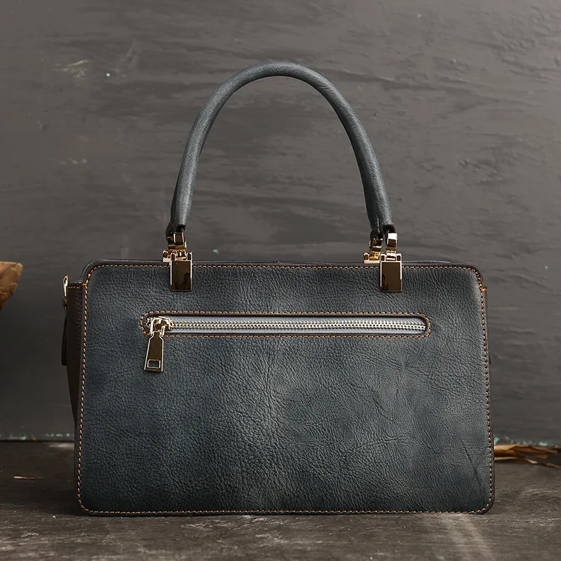 Женская сумка ручной работы Johnature из натуральной воловьей кожи с цветочным