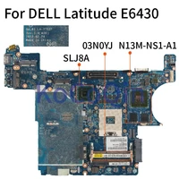 laptop motherboard for dell latitude e6430 5000m notebook mainboard cn 03n0yj 03n0yj qal81 la 7782p slj8a n13m ns1 a1 ddr3