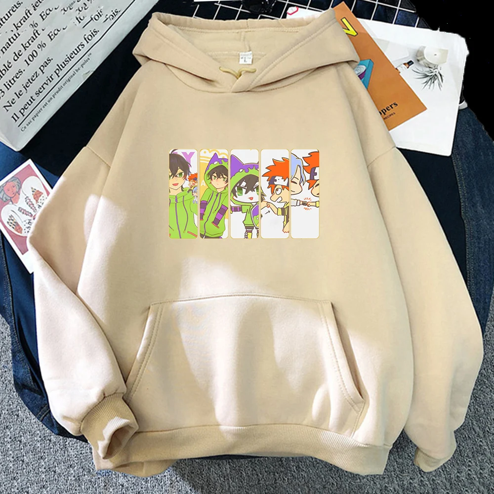 

Anime SK8 the Infinity Hoodie men Korea aesthetic hip hop Hoody Attack On Titan Sweatshirt Unisex Harajuku Graphic Streetwear