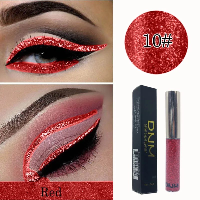 

Colorful sequins sequins sequins liquid eyeliner sparkling long lasting and beautiful diamond eyeliner