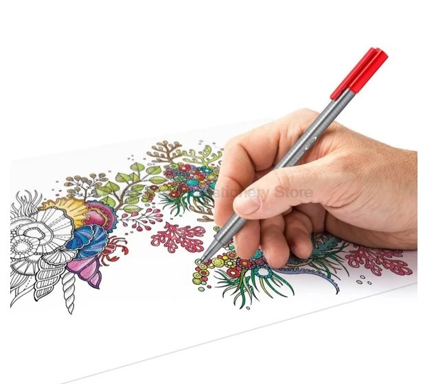 STAEDTLER 334 C42 42 цвета 0 3 мм художественные маркерные ручки для рисования