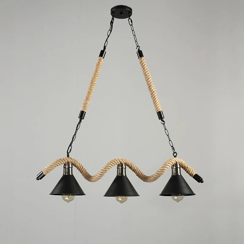 Американский Лофт креативный винтажный подвесной светильник с железной
