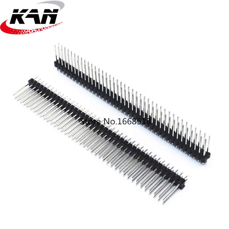 5 шт. двухрядные штырьковые разъемы 2 54 мм 17 мм|Соединители| |