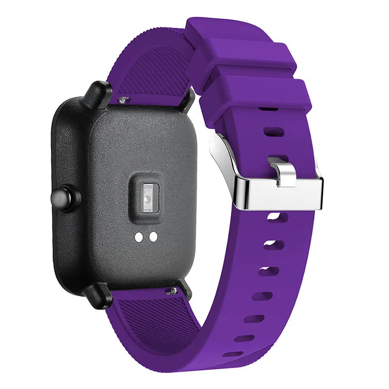 Для Xiaomi Huami Amazfit GTS силиконовый ремешок на запястье Замена для samsung Galaxy watch 42 мм gear sport/s2 Смарт-часы полосы