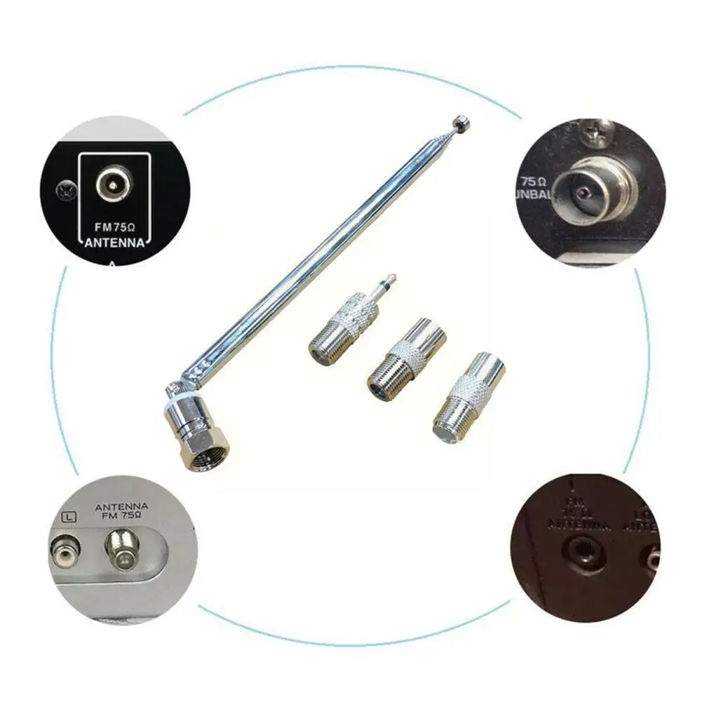 Стержневая антенна 3 5 мм адаптер для телевизионной радиоантенны сменный ресивер
