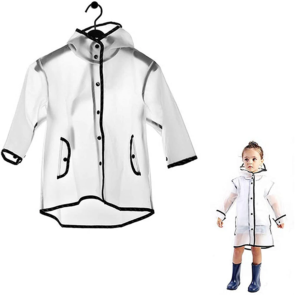 

Children'S Raincoat Rain Coat Women Men'S Rain Jacket Cartoon Translucent Style Waterproof Kids Baby Raincoat Poncho For Kids