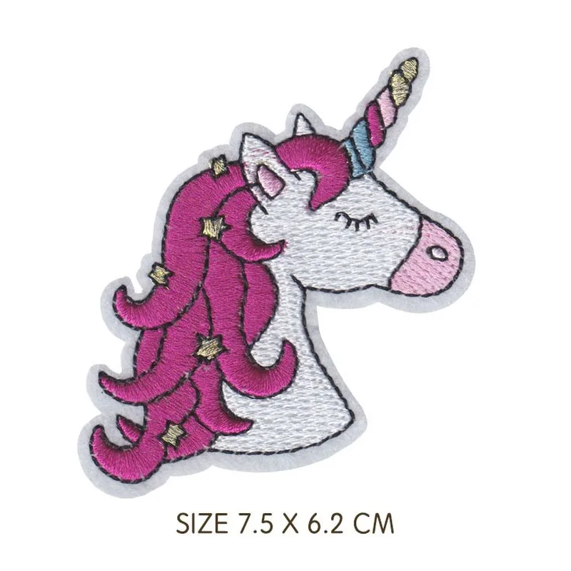 

Нашивки с вышивкой Unico 50 шт./лот, аксессуары для украшения одежды, железная Термотрансферная аппликация «сделай сам»