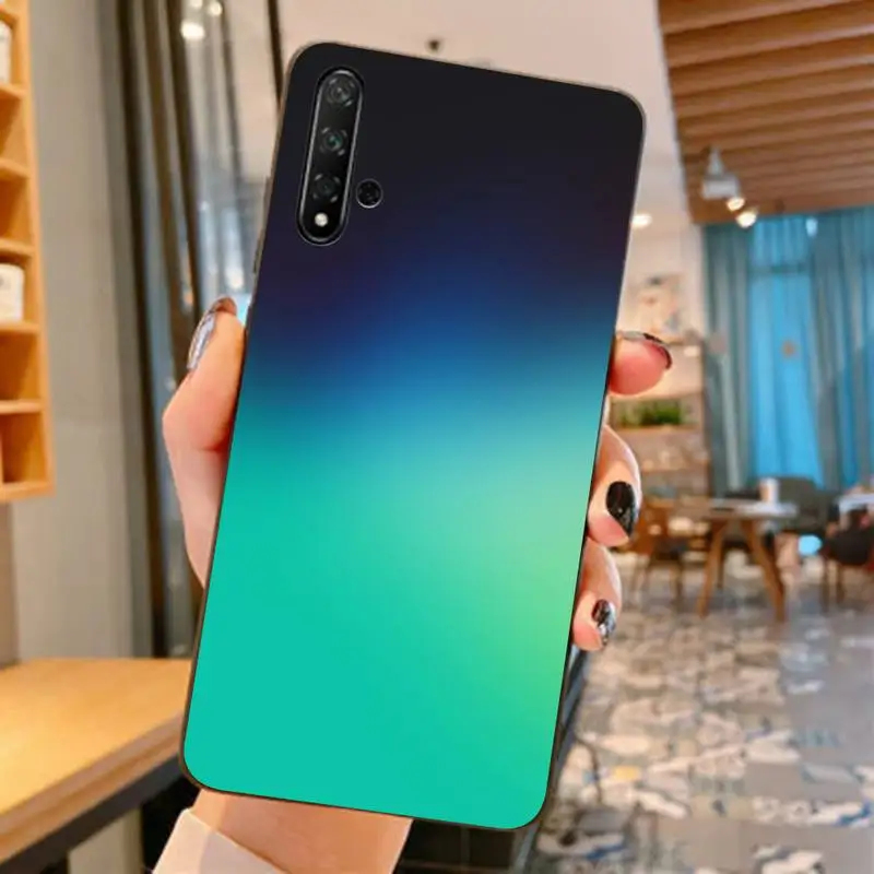 YNDFCNB чехол для телефона с градиентным цветным изображением huawei nova 2 i plus 3 E 4 5 pro 6 SE 5g