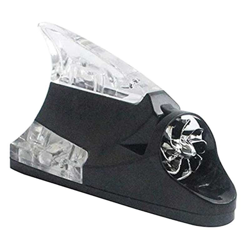 

Creative Wind Power LED Light Atmosphere Light Shark Fin Antenna Warning Flash Lamp Car-Styling Exterior Accessories