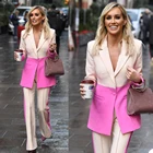 Костюм женский из блейзера и брюк, яркий праздничный вечерний костюм для матери птицы, пиджак для выпускного вечера, наряды для свадебных смокингов, на лето