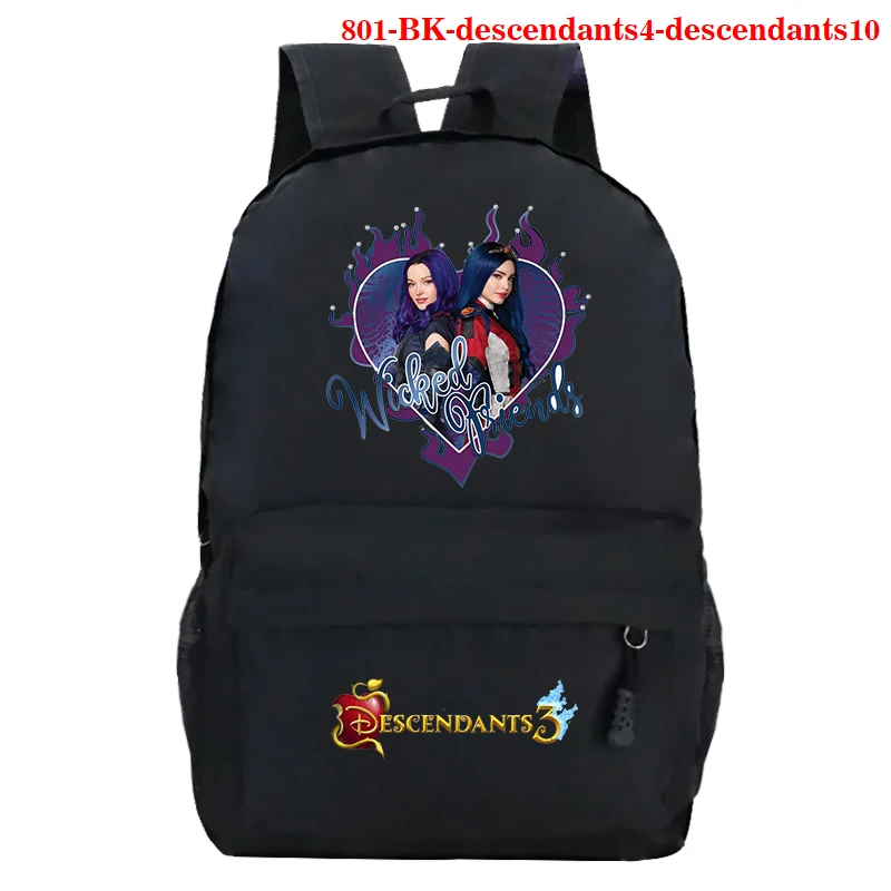 

Fashion Descendants 3 Print Backpacks Boy Girl Book School Bag Women Bagpack Teenagers Schoolbags Men Student Backpack Mochila