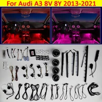 for audi a3 8v 8y s3 rs3 2013 2021 decorative ambient light dashboard air vent led atmosphere lamp illuminated strip 30 color