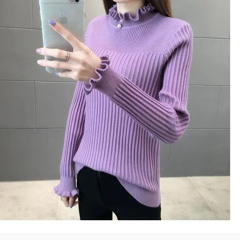 

2021 spring and autumn winter Long sleeve Women's Sweater coat