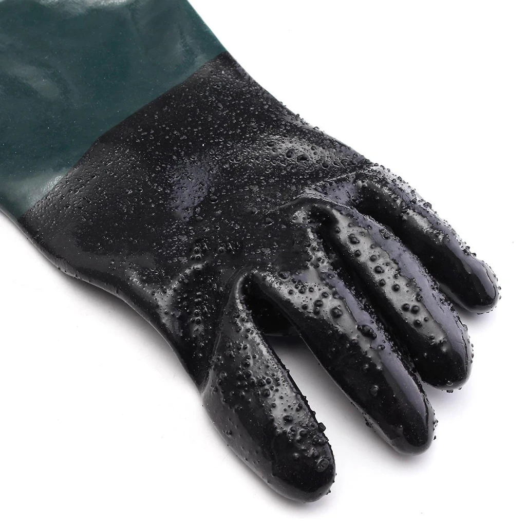 

1 Pair Heavy Duty Sandblasting Rubber Gloves Sand Shot Grit Bead Blast Blaster Blasting Gloves for Sandblast Cabinet