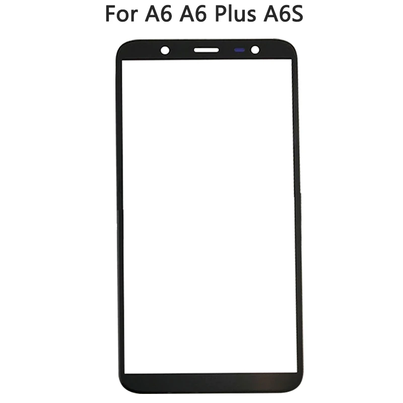 Новый сенсорный экран A6 Plus A605 A6S для Samsung Galaxy 2018 A600 переднее стекло внешняя