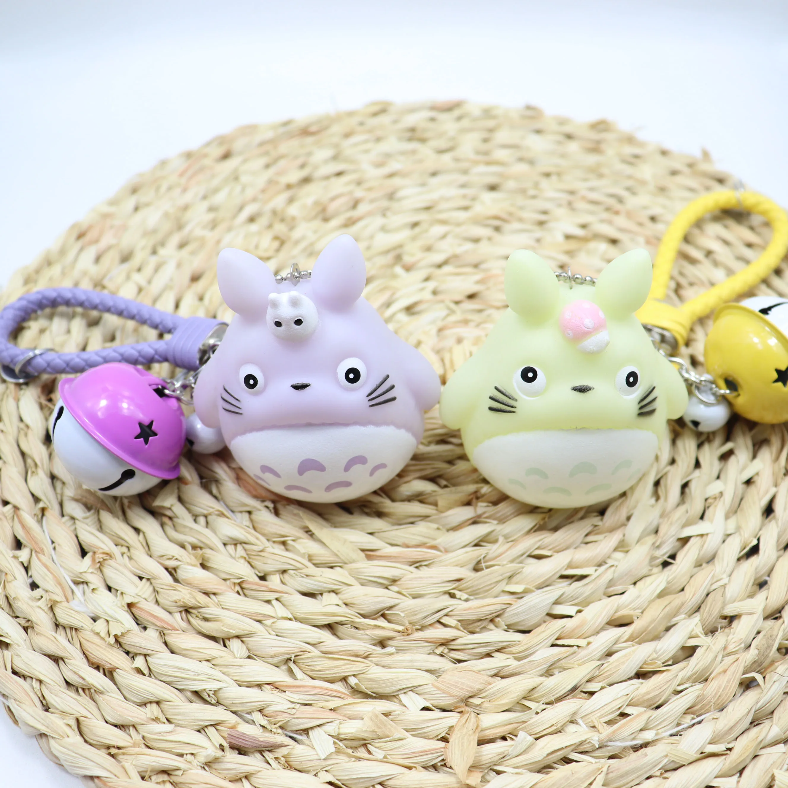 Брелок Тоторо С мультипликационным рисунком 2021 брелки в стиле аниме Мой сосед