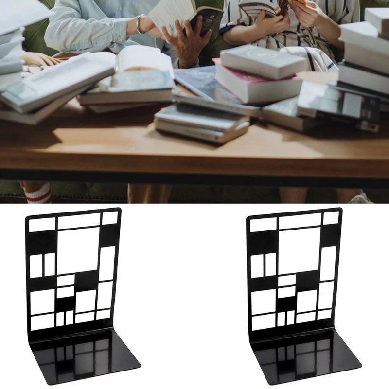 2 шт./упак. стильные металлические подставки для книг премиум-класса креативные