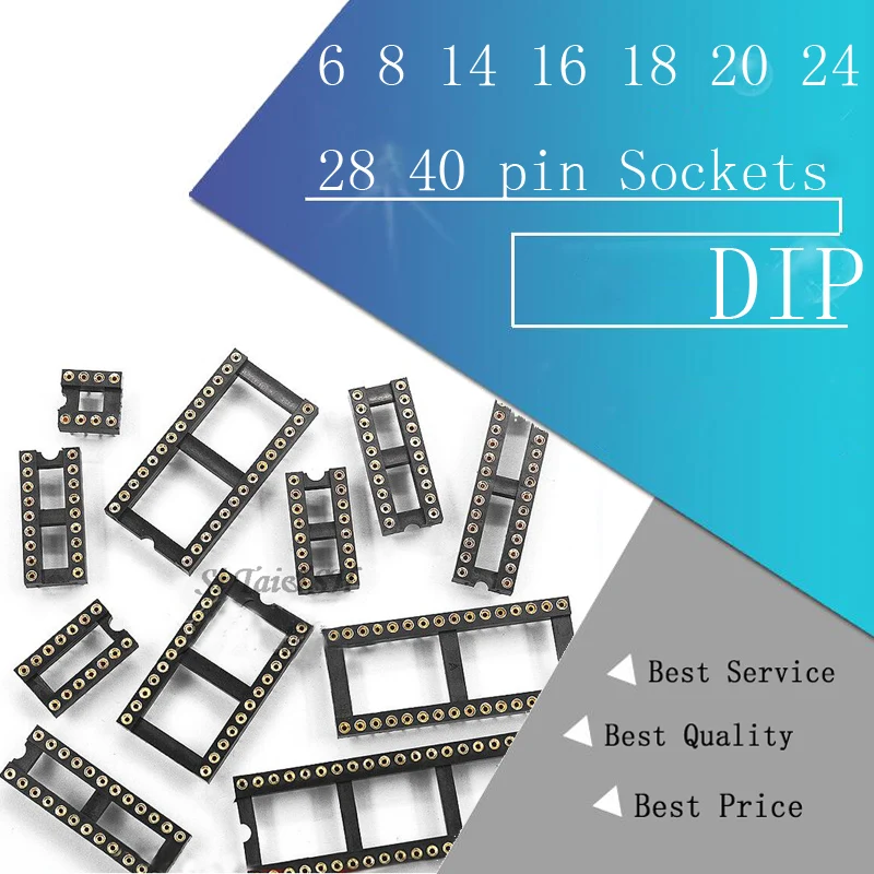 10 шт. коннекторы для розеток с круглым отверстием|Интегральные схемы| |