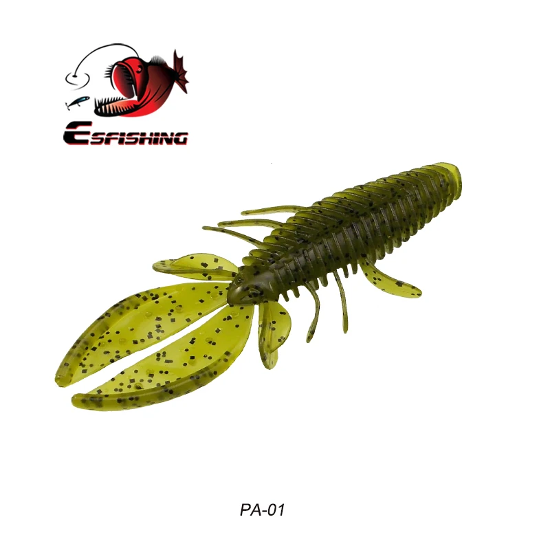Рыболовные приманки ESFISHING, 6 шт., 100 мм, мягкие приманки для ловли карпа, приманки для ловли карпа