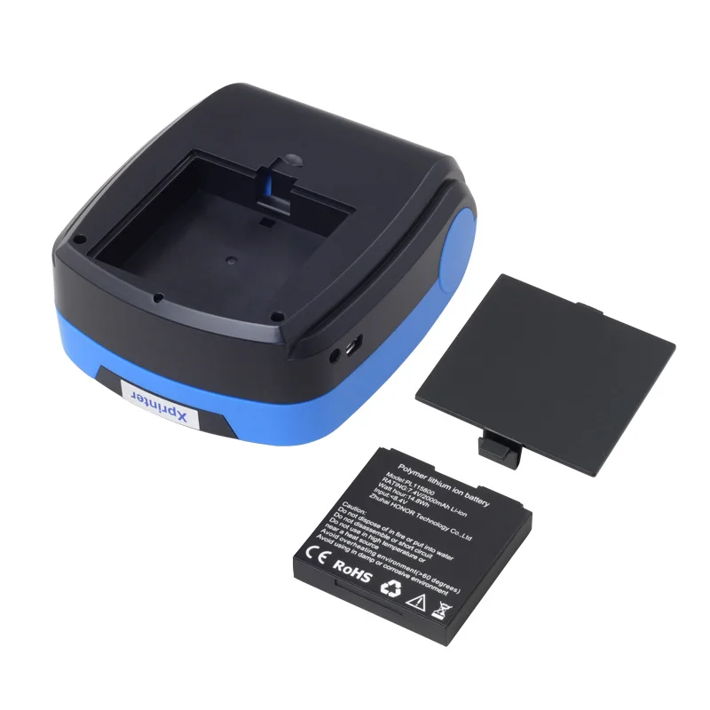 Портативный 80 мм Bluetooth термопринтер Поддержка Android POS многоязычный макс. 70 мм/сек
