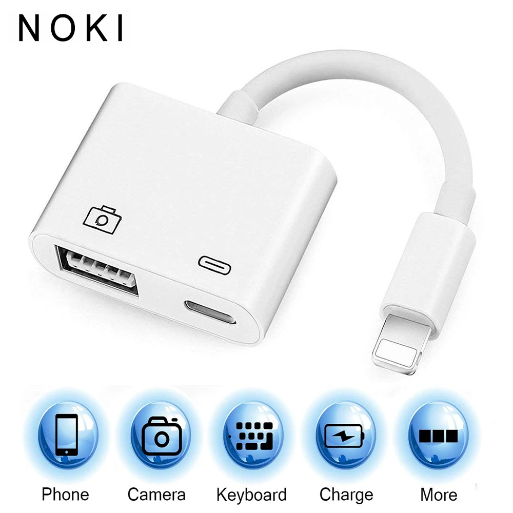 Цифровой OTG адаптер для Lightning/USB 3 камера ридер комплекты подключения с зарядным