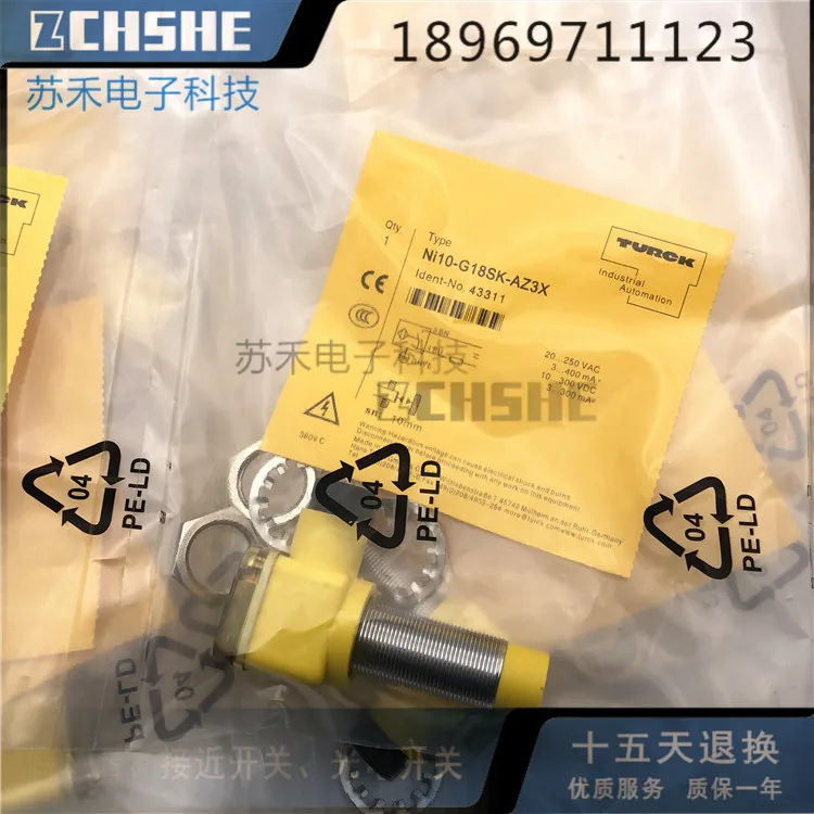 NI10-G18SK-AZ3X Turck новый высококачественный датчик приближения
