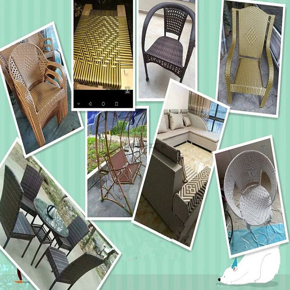 

Black flat synthetic rattan weaving material plastic rattan for knit and repair chair table,storage basket,ect