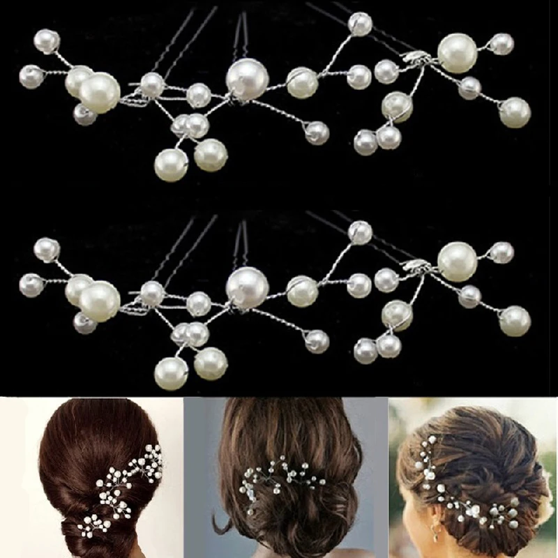 2/5/12 шт невесты или подружки женские аксессуары для волос шпилька с жемчужиной