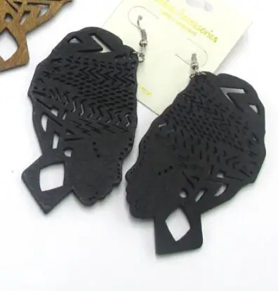 Бесплатная доставка! Африканские женские серьги с лазерной гравировкой |