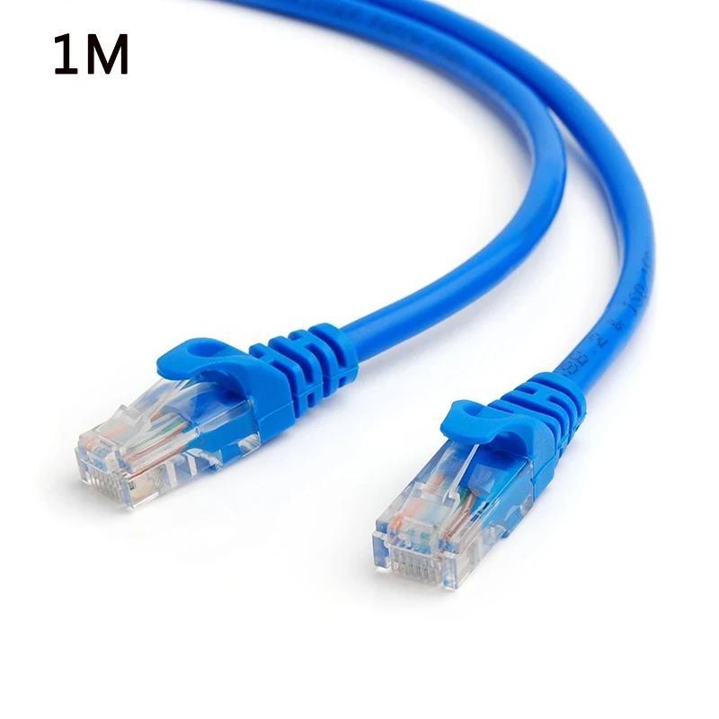 

1 м RJ45 Ethernet кабель для Cat5e Cat5 Интернет сетевой патч LAN кабель шнур для ПК компьютера кабели Синий