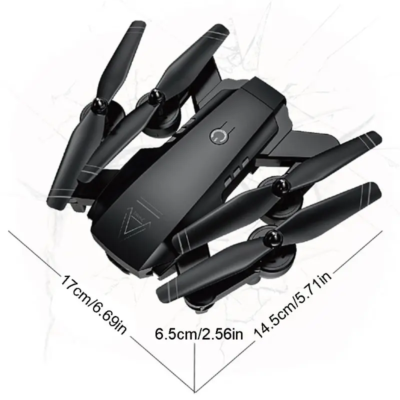 

Foldable Drone with Camera 4K Wi-Fi Double Camera Optical Flow Positioning Quadcopter