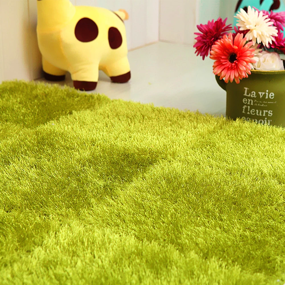 Плюшевый коврик ковер лобзик теплое лохматое мягкое противоскользящее покрытие