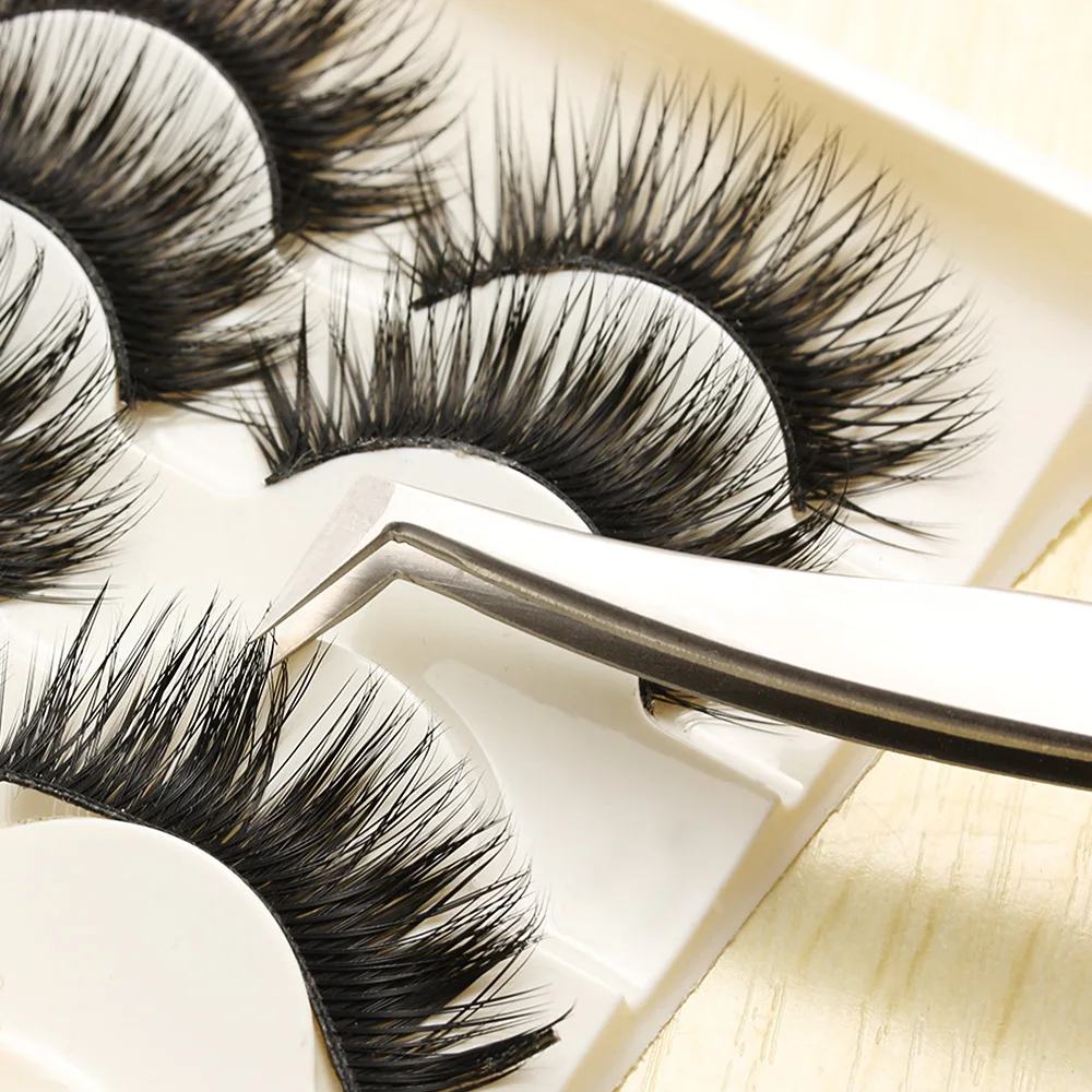 Профессиональный пинцет для накладных ресниц 6A-SA 3D 6D Изогнутый полезный Пинцет